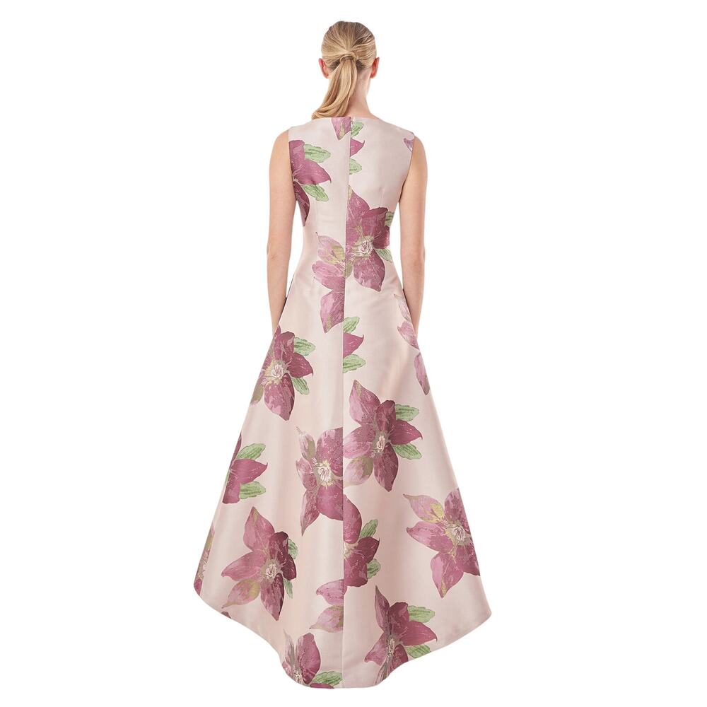Kay Unger NWT Palmer Hi-Low Dress in Blush/Rose Size 6 - Picture 2 of 7